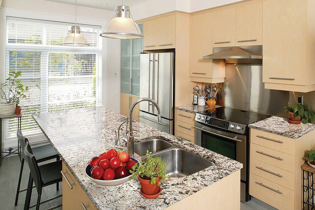 Corsica Pearl Maccari Bianco Granite 3cm | Cabinets To Go