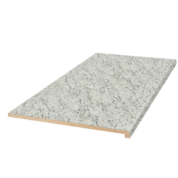 White Ice Granite 8' Laminate Countertop
