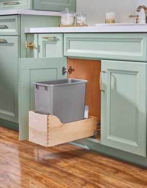 Vanity Depth Waste Container Pullout 12''