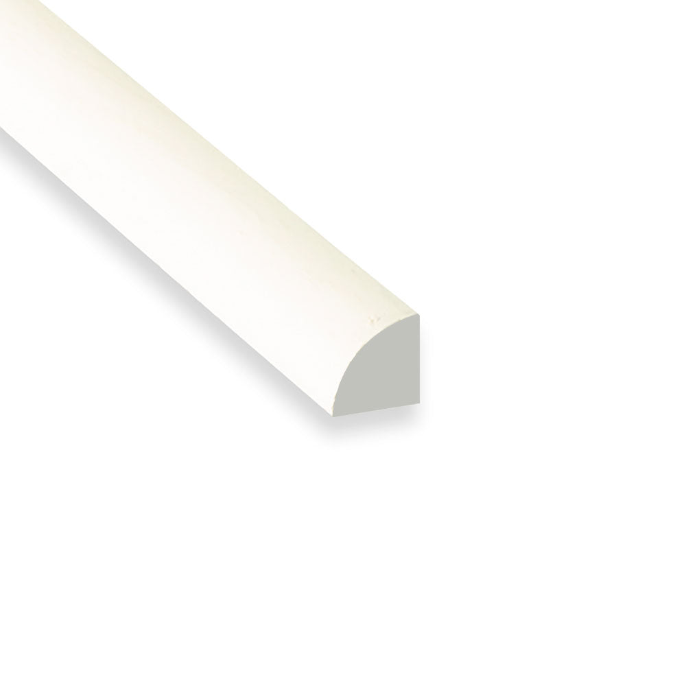 WM106 11/16 in. Thick x 11/16 in. Tall x 8 ft. Length MDF Painted White Quarter Round