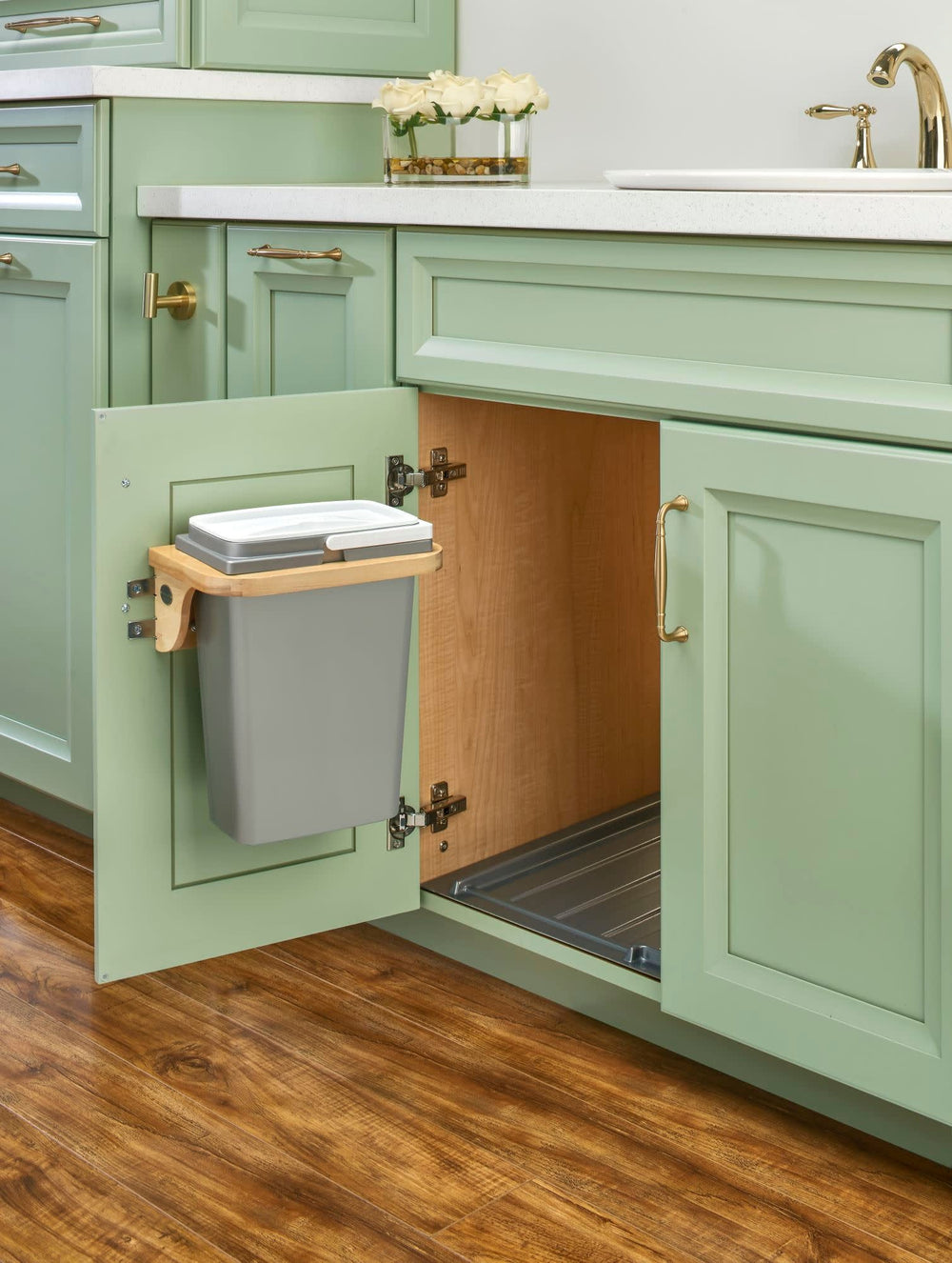 Door Mount Waste Container 15''