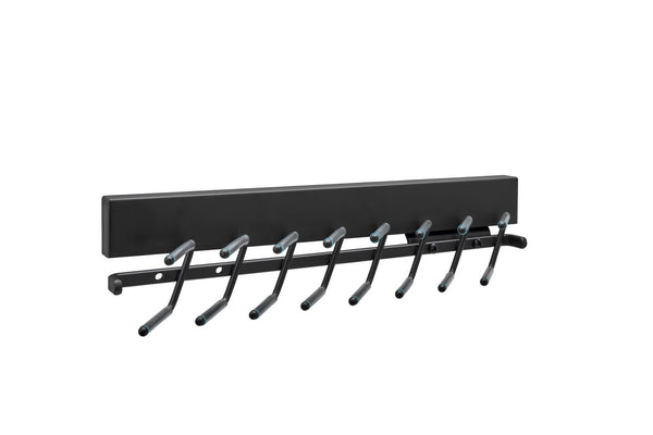 Gracious Home Deluxe Pop Out Matte Black Tie Rack