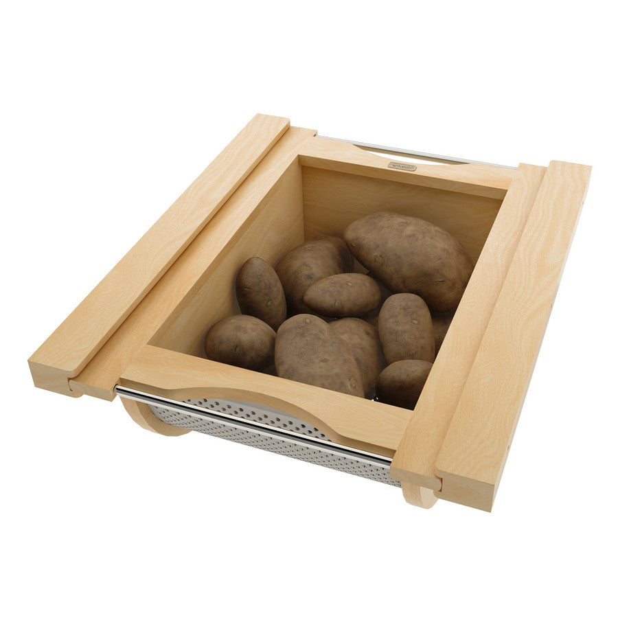 Produce Basket Pullout Maple for 18" BC
