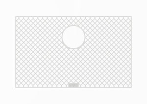 Silicone Bottom Rinse Grid Sink Mat for RVH8309 Sink Gray