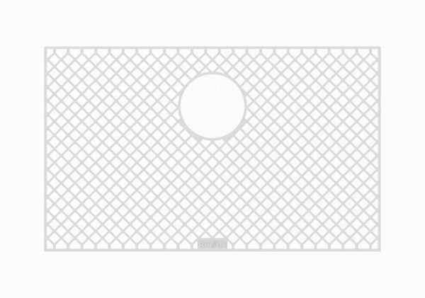Silicone Bottom Rinse Grid Sink Mat for RVH8309 Sink Gray