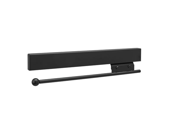 Gracious Home Slide Matte Black Valet Rod