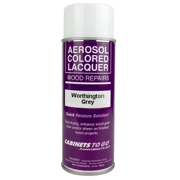 Worthington Grey Aerosol Colored Lacquer