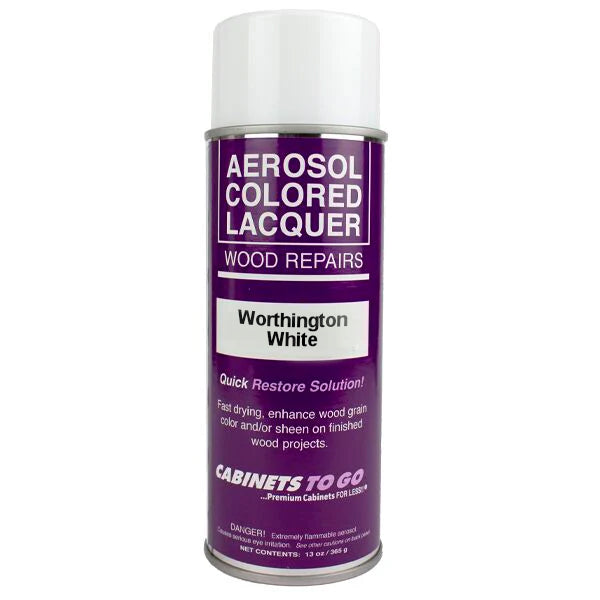 Worthington White Aerosol Colored Lacquer