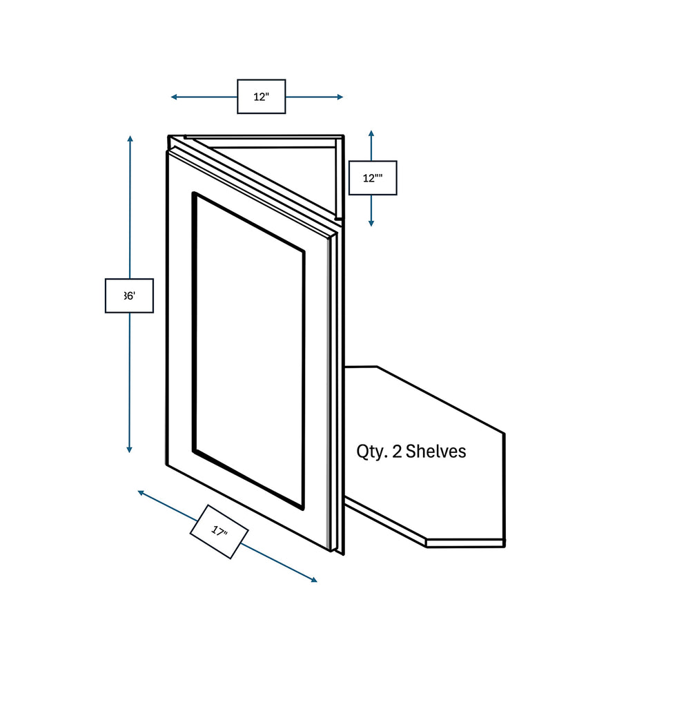 Nantucket Bluff Shaker Wall Angle 12 in. x 12 in. x 36 in.