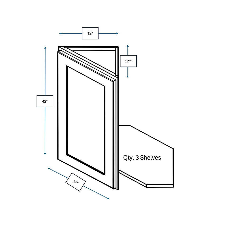 Platinum Grey Shaker Wall Angle 12 in. x 12 in. x 42 in.