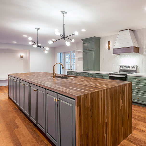 Butcher block countertop