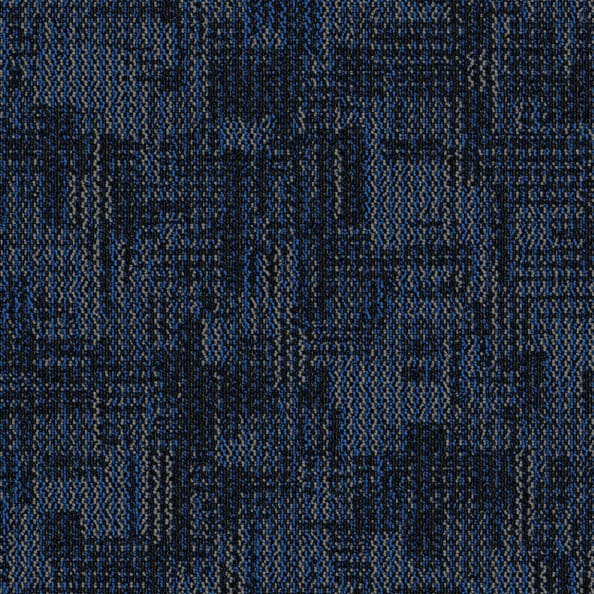 SWBP Neapolitan Vinyl Back Carpet Tile 19.6" x 19.6" Azul - Sample