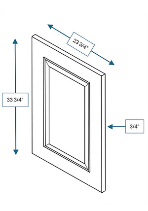 Cotswold Linen Raised Panel Base Panel 24 in. x 34.5 in.