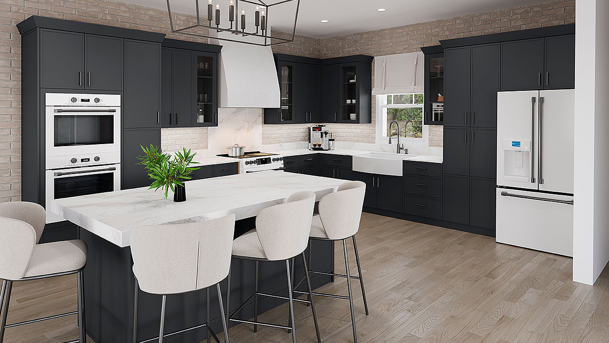 Broadway Black Slim Shaker | Cabinets To Go