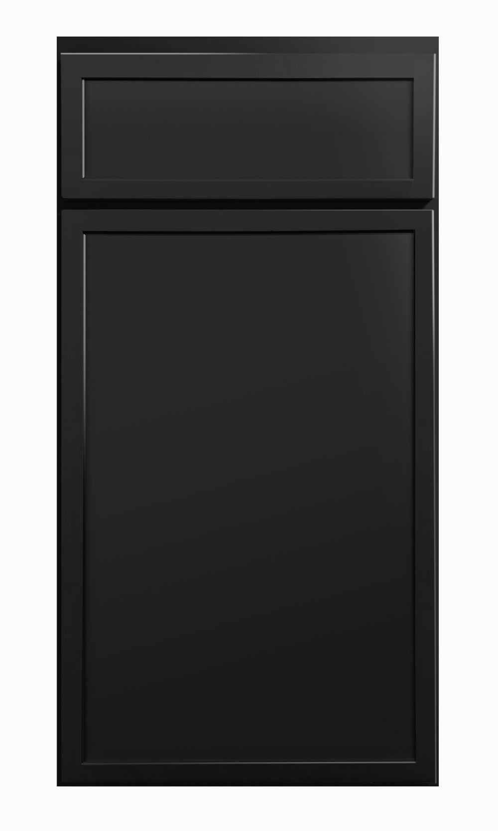 Shop Broadway Black Slim Shaker Cabinets