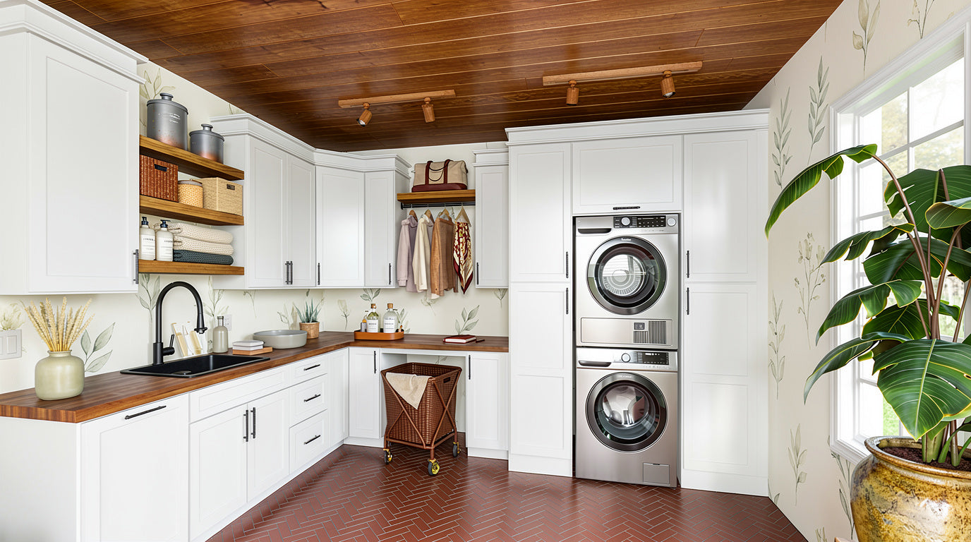 Builder's Pride White Shaker Cabinet Sample