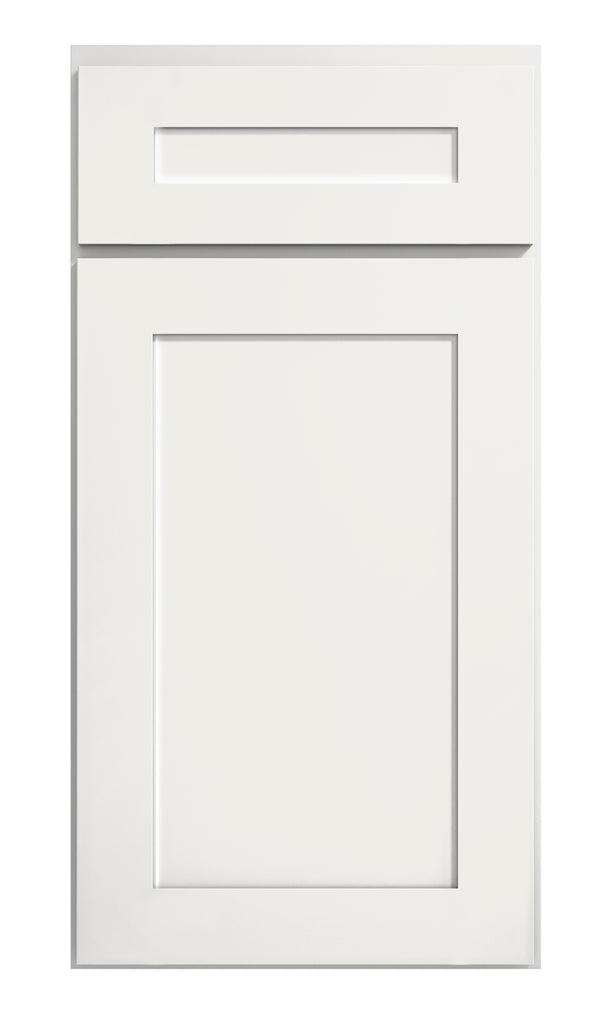 Builder's Pride White Shaker Cabinet Sample