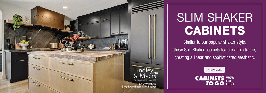 New Slim Shaker Cabinet Styles