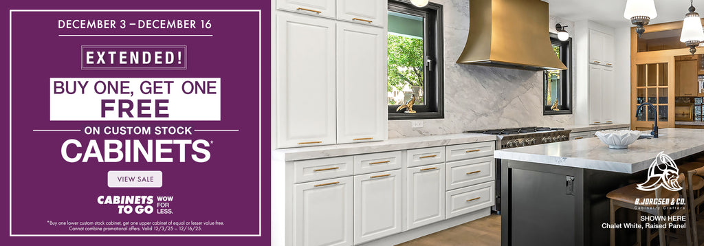 BOGO Cabinet Sale Extended!