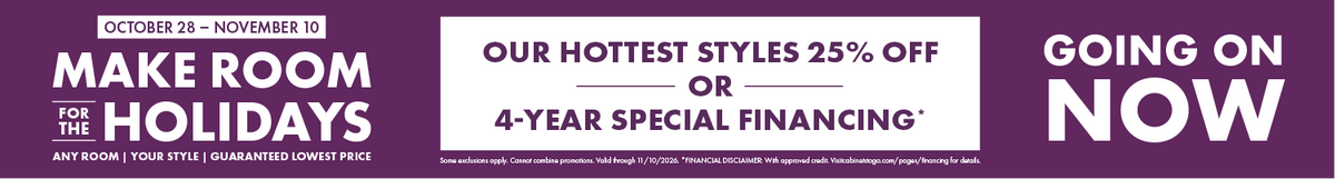 25% Off Our Hottest Style Cabinets!