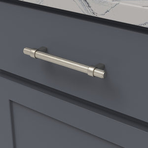 Sinclaire Pull 5-1/16 Inch (128mm) Center to Center Satin Nickel