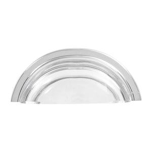 Luster Cup Pull 3 Inch Center to Center Glass with Chrome