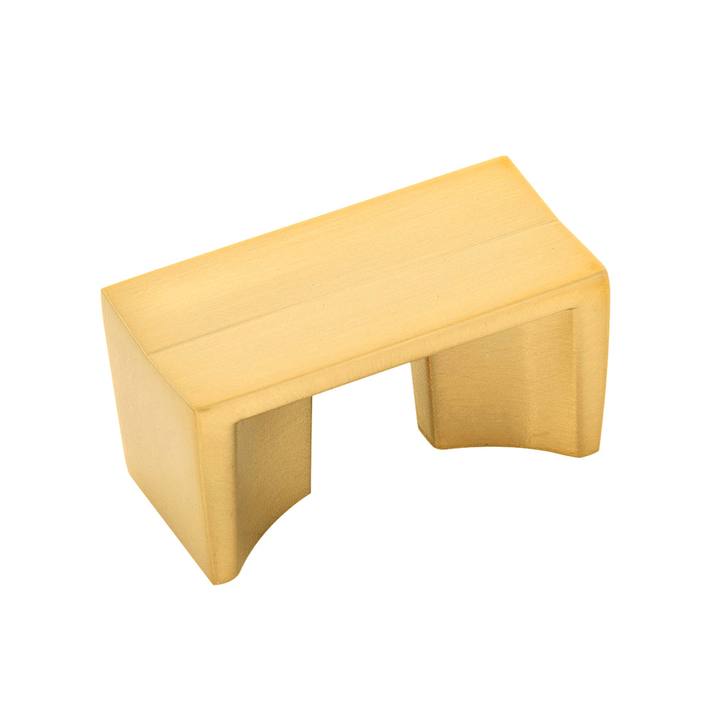 Avenue Pull 1-1/2 Inch Center to Center Brushed Golden Brass