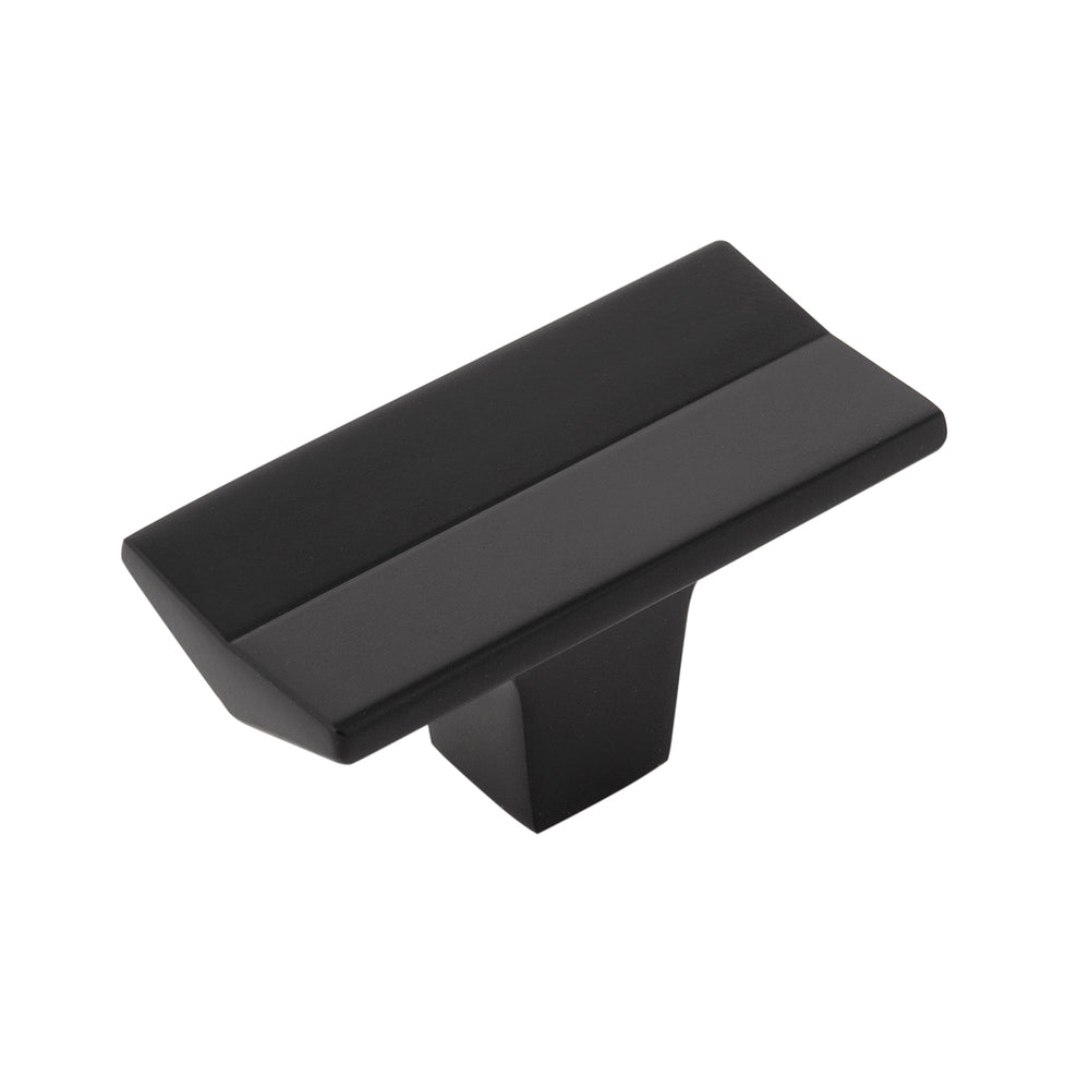 Avenue Knob 2 Inch x 1 Inch Matte Black