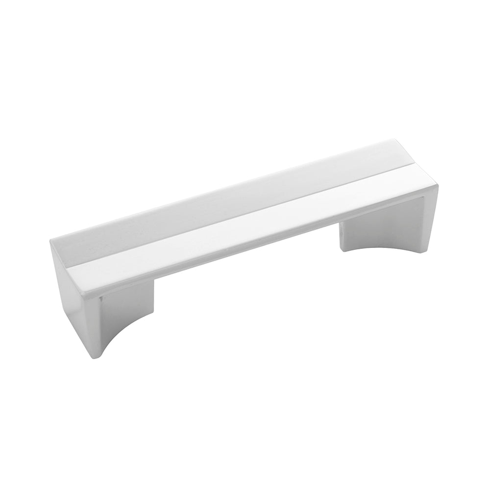 Avenue Pull 3-3/4 Inch (96mm) Center to Center Polished Nickel