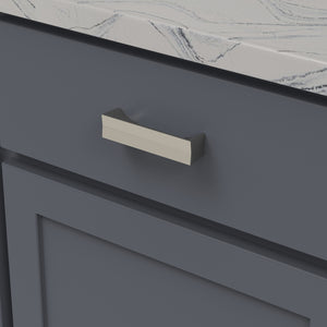 Avenue Pull 3-3/4 Inch (96mm) Center to Center Polished Nickel