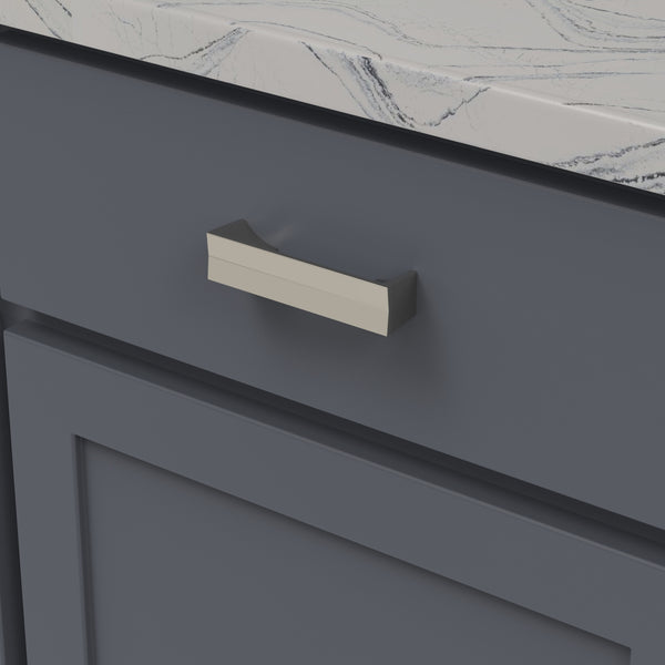 Avenue Pull 3-3/4 Inch (96mm) Center to Center Polished Nickel