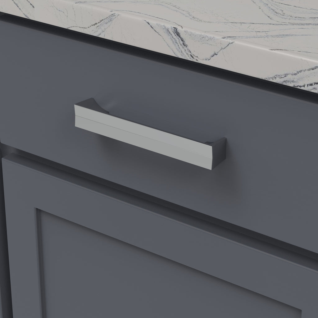 Avenue Pull 6-5/16 Inch (160mm) Center to Center Chrome Finish