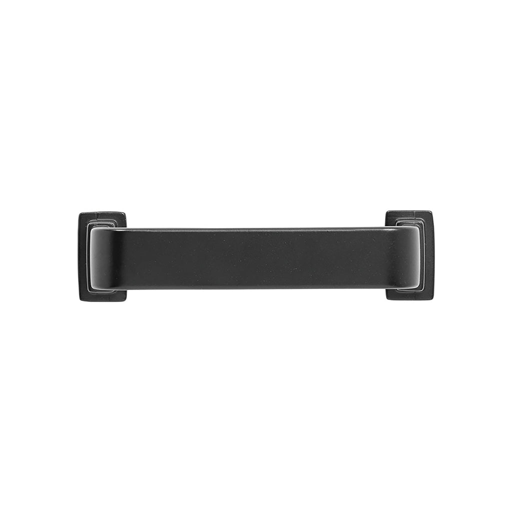 Brighton Pull 3-3/4 Inch (96mm) Center to Center Matte Black Finish
