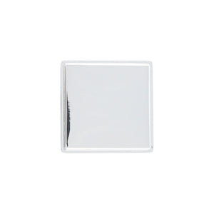 Brownstone Knob 1-1/8 Inch Square Chrome