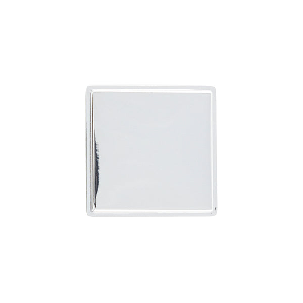Brownstone Knob 1-1/8 Inch Square Chrome