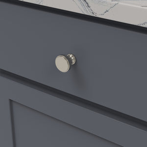 Brownstone Knob 1-1/4 Inch Diameter Polished Nickel