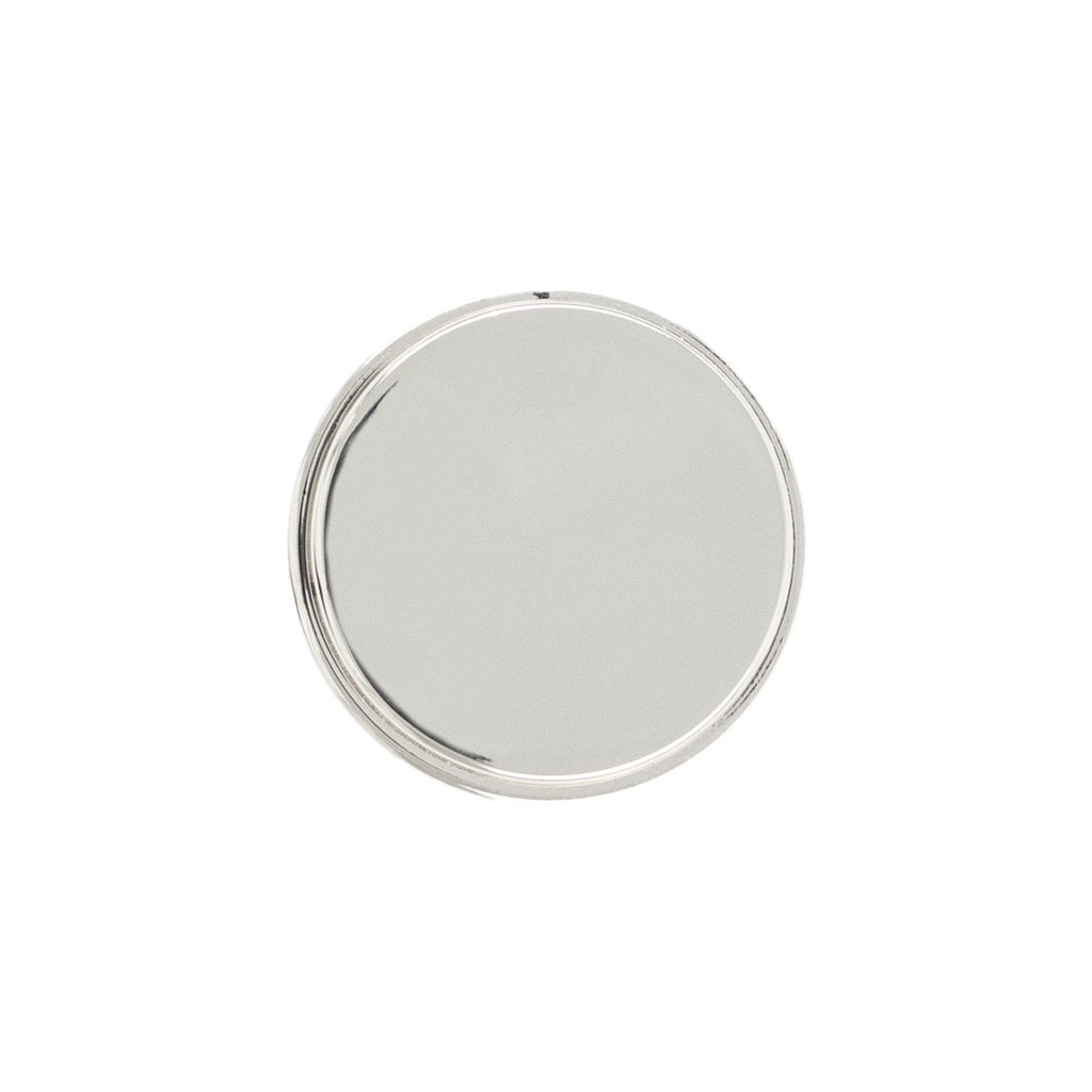 Brownstone Knob 1-1/4 Inch Diameter Polished Nickel Finish