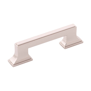 Brownstone Pull 3 Inch & 3-3/4 Inch (96mm) Center to Center Polished Nickel