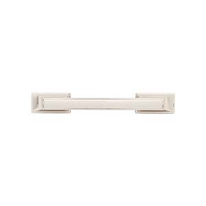 Brownstone Pull 3 Inch & 3-3/4 Inch (96mm) Center to Center Polished Nickel