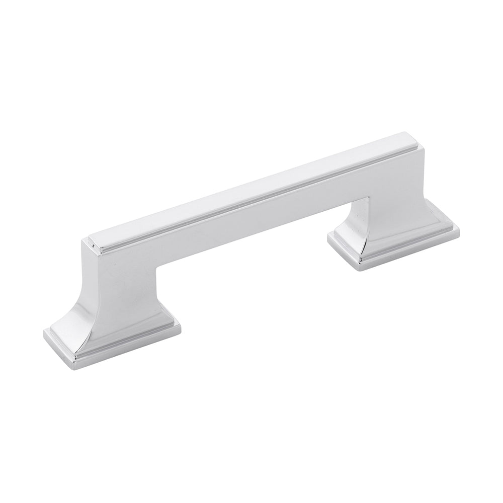 Brownstone Pull 3 Inch & 3-3/4 Inch (96mm) Center to Center Chrome