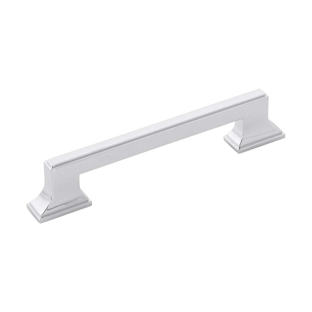 Brownstone Pull 5-1/16 Inch (128mm) Center to Center Chrome Finish