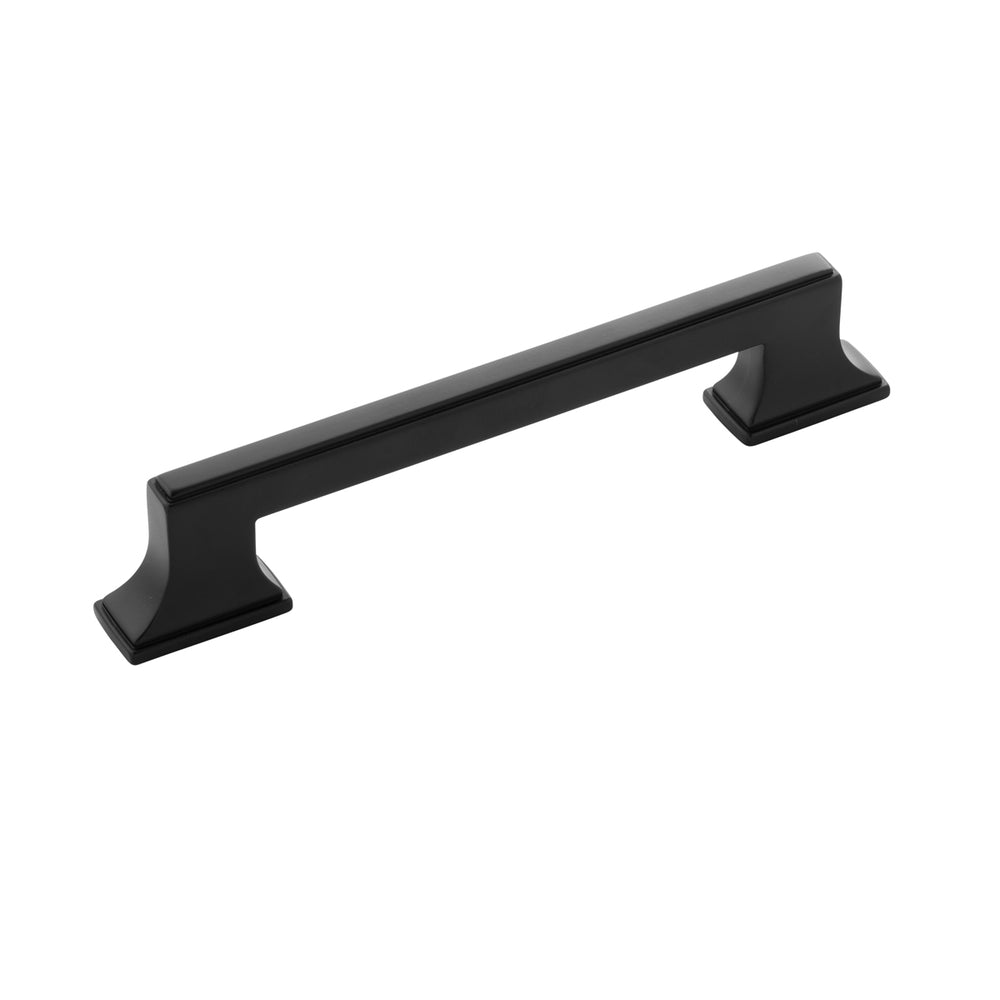Brownstone Pull 5-1/16 Inch (128mm) Center to Center Matte Black