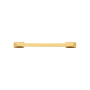 Brownstone Pull 6-5/16 Inch (160mm) Center to Center Brushed Golden Brass