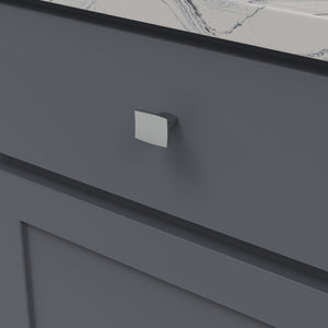 Channel Knob 1-1/4 Inch x 1 Inch Chrome