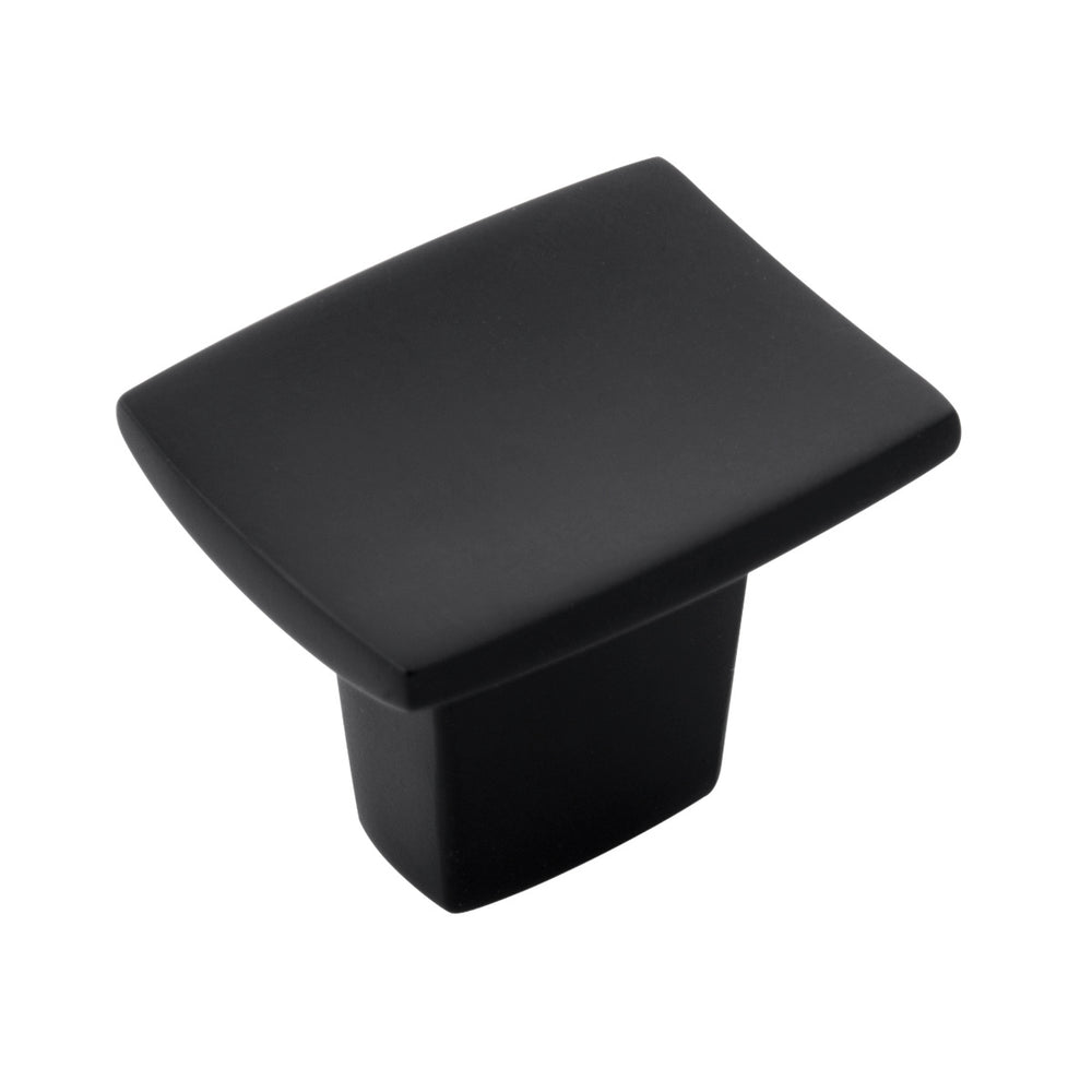 Channel Knob 1-1/4 Inch x 1 Inch Matte Black