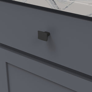 Channel Knob 1-1/4 Inch x 1 Inch Matte Black