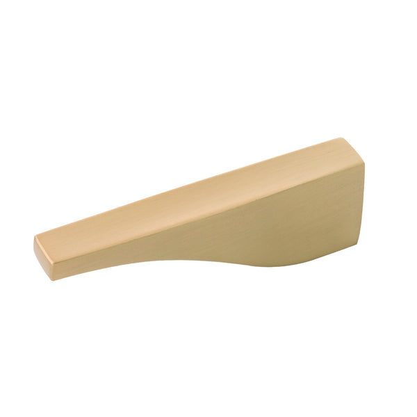 Channel Knob 3 Inch x 1/2 Inch Brushed Golden Brass