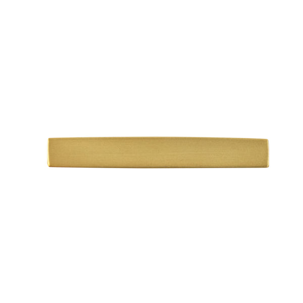 Channel Knob 3 Inch x 1/2 Inch Brushed Golden Brass
