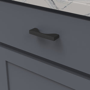 Channel Pull 3 Inch Center to Center Matte Black