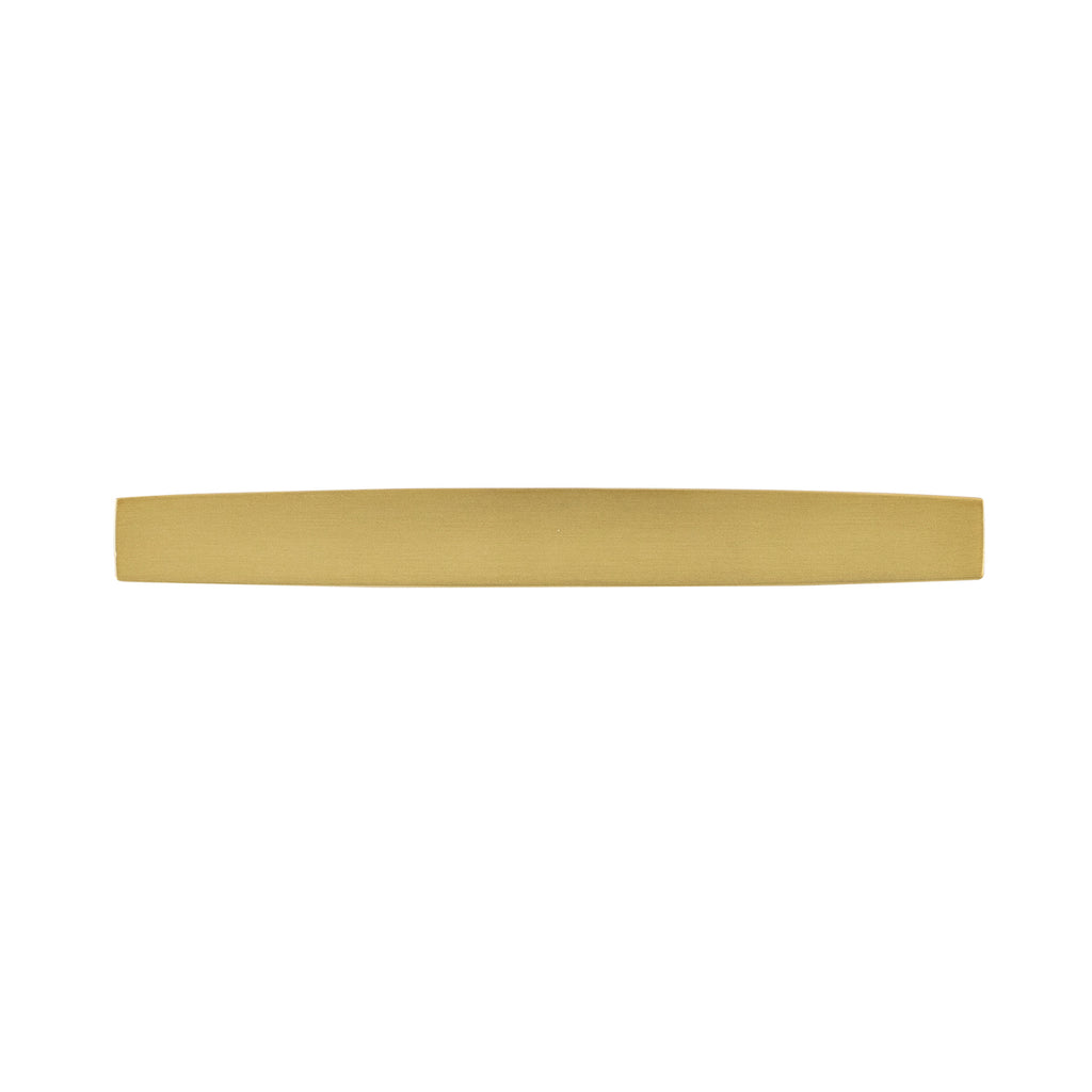 Channel Pull 3-3/4 Inch (96mm) Center to Center Brushed Golden Brass F ...